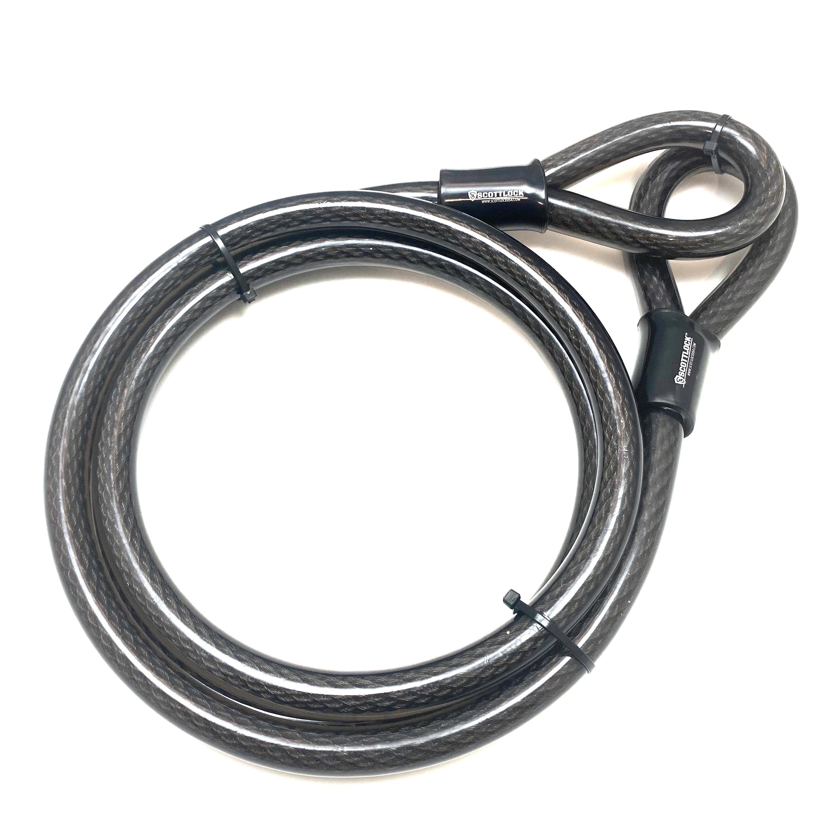 20mm Steel Cable Lock | High-Security Dual-Loop for Rifles & Gear ...