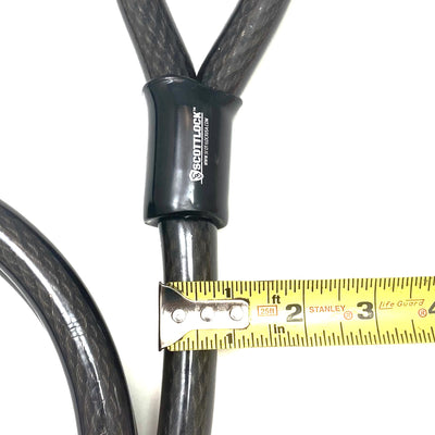 20mm high security dual loop steel cable - Colossal!  Over 3/4" thick.  Boom!