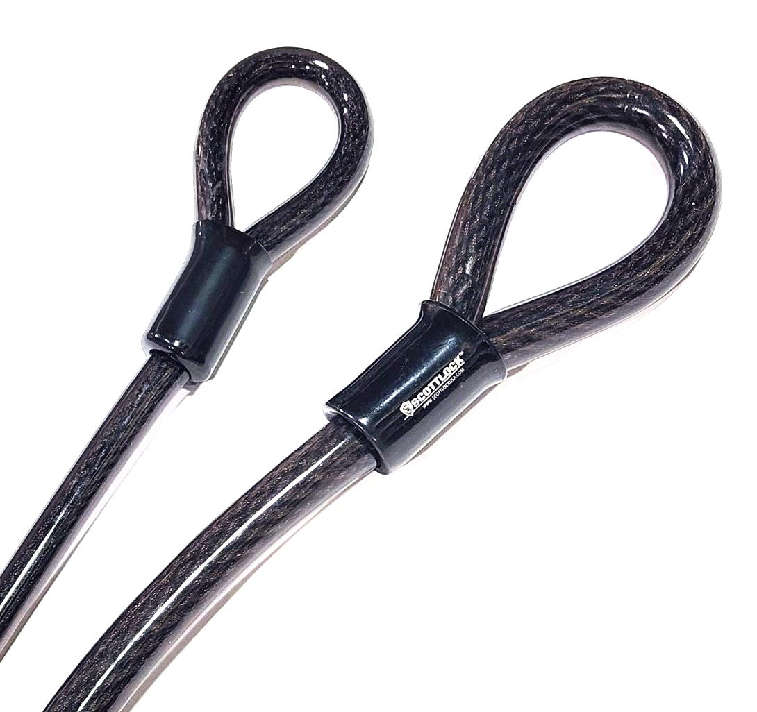 20mm Steel Cable Lock | High-Security Dual-Loop for Rifles & Gear ...