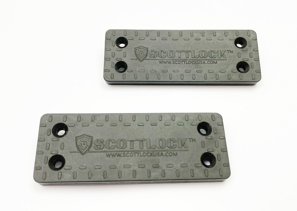 SCOTTLOCK™ Gun Magnet (2 Pack) w RMP backer plates and hardware for Grey Man Tac Panels